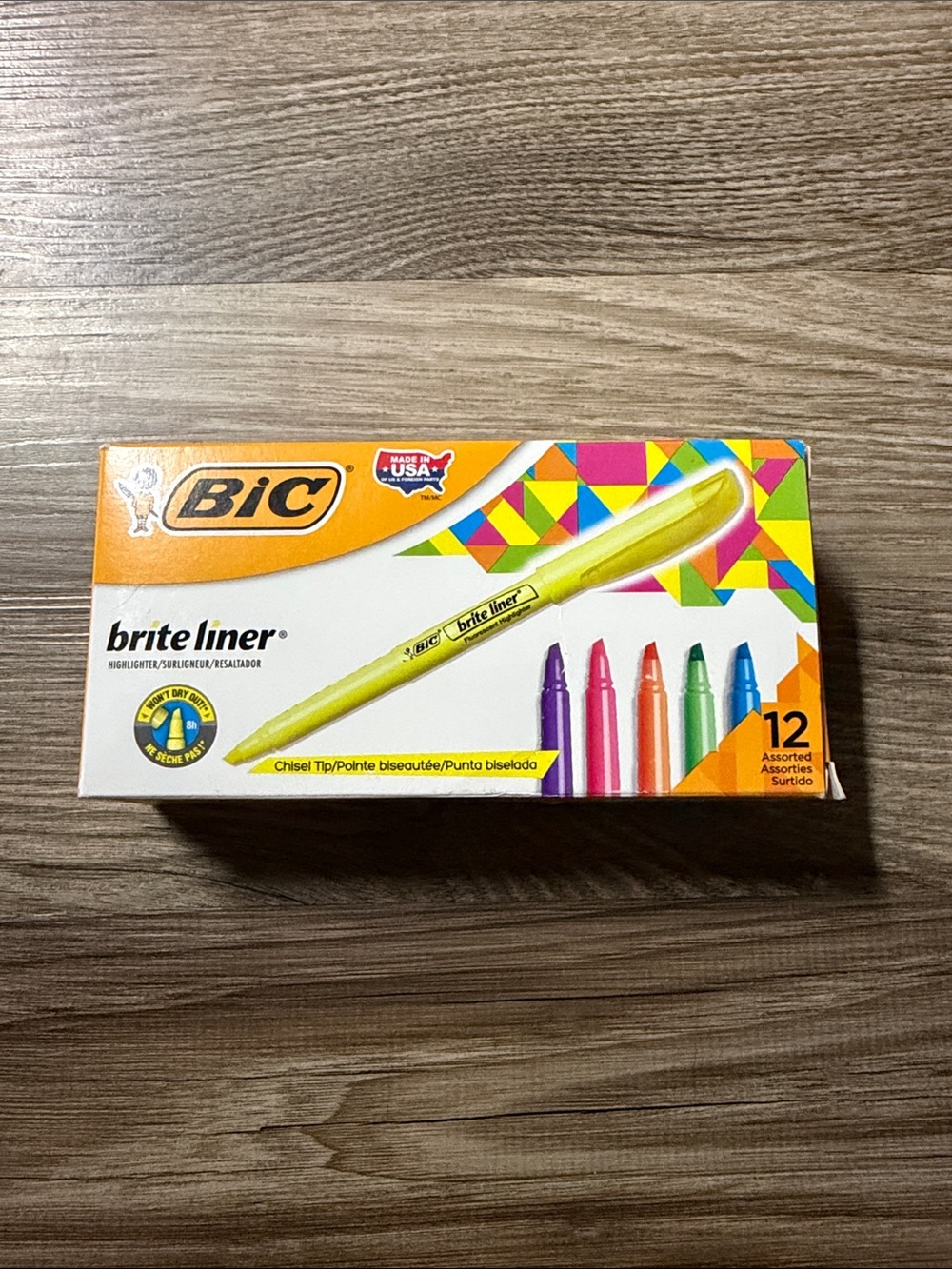 BIC 12 Briteliner Highlighters
